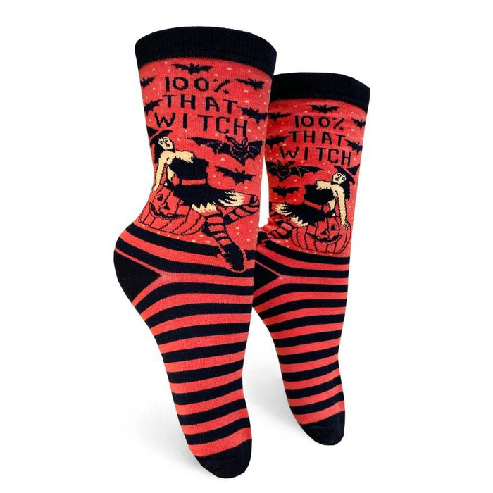 100% That Witch Women's Crew Socks