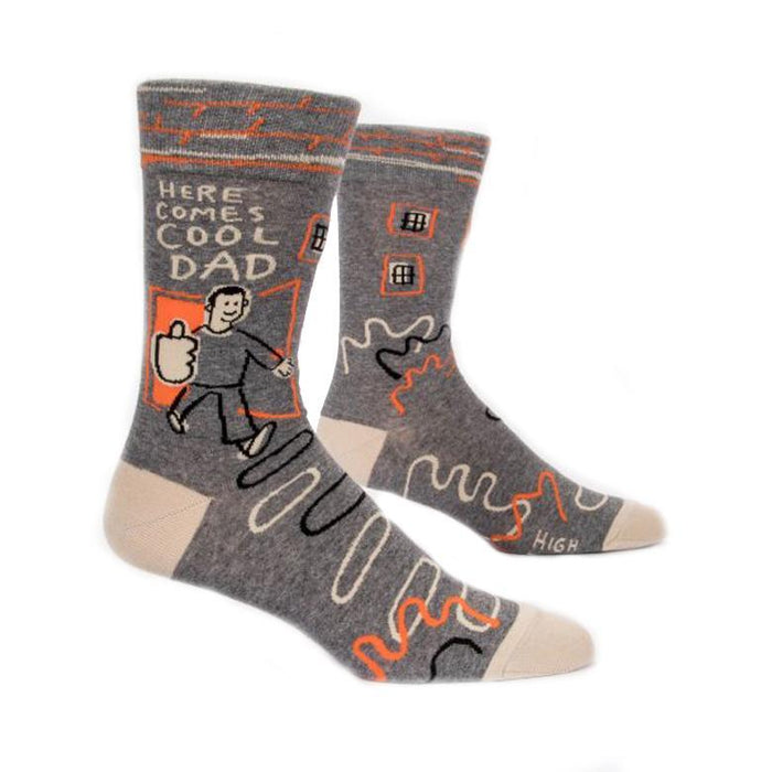 Here Comes Cool Dad Men's Socks