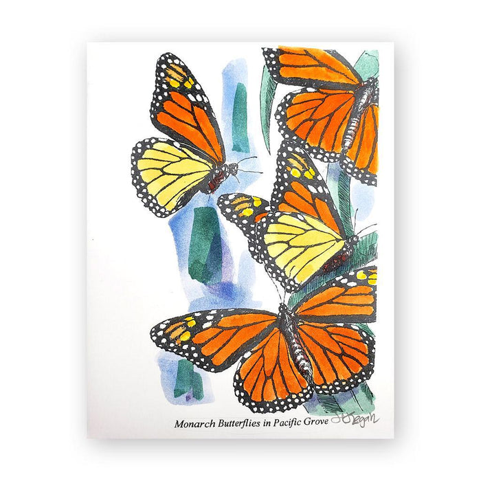 H.J. Legan Monarch Butterflies Greeting Card