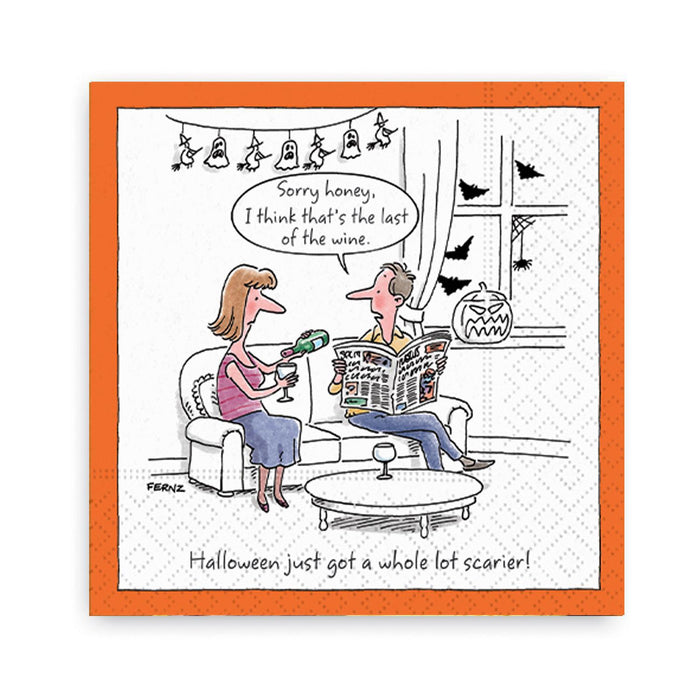 Last of the Wine Beverage Napkin