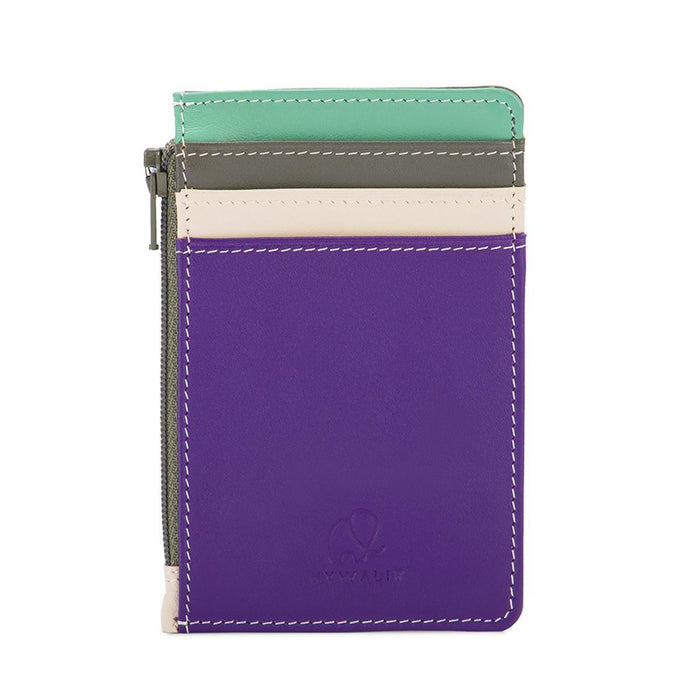 Credit Card Holder with Coin Purse - Orchid