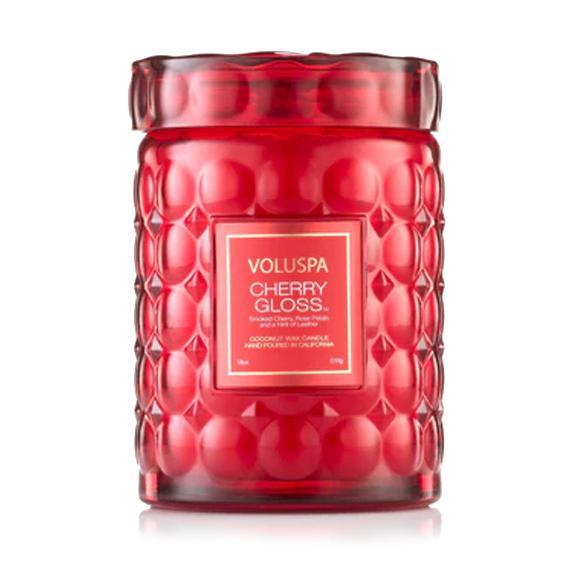 Cherry Gloss Large Glass Candle