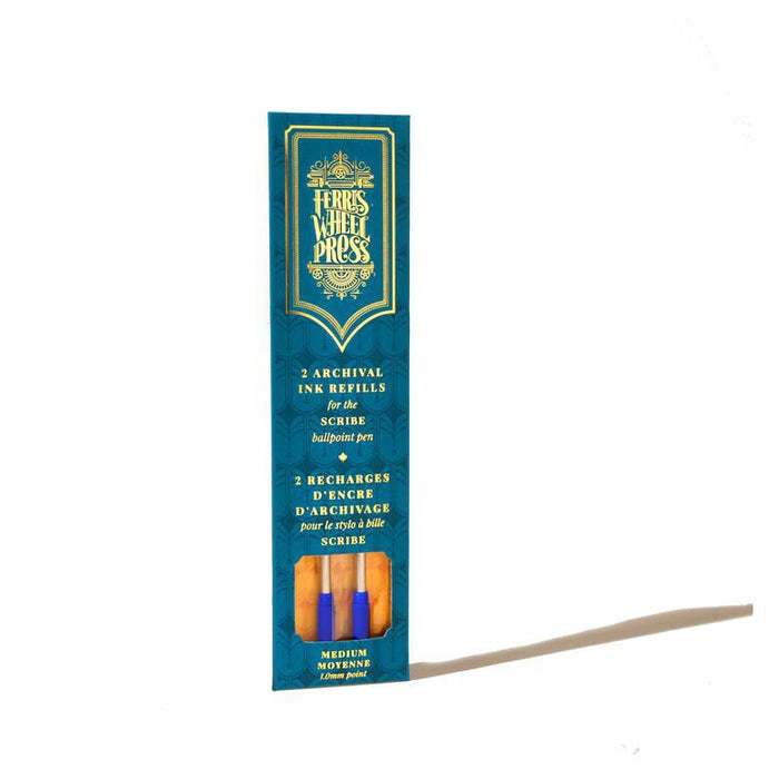Jelly Bean Blue Scribe Ballpoint Ink Refills