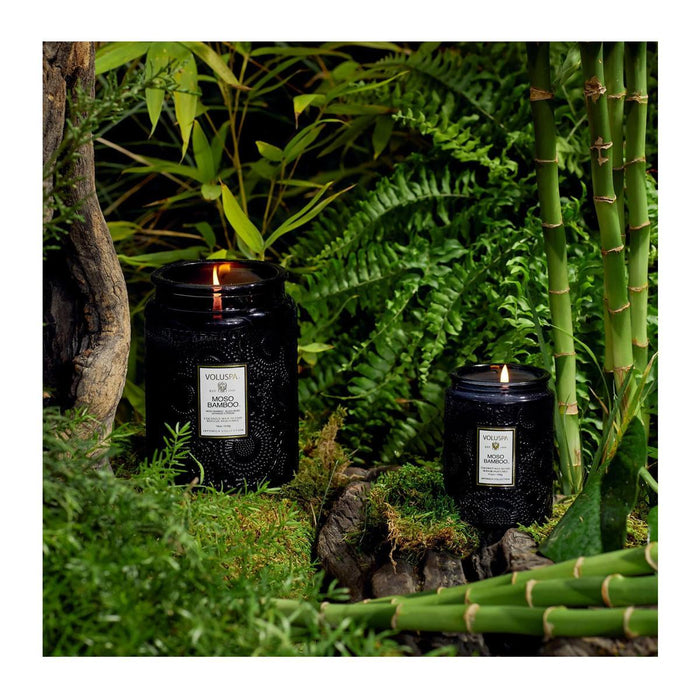 Moso Bamboo Small Jar Candle