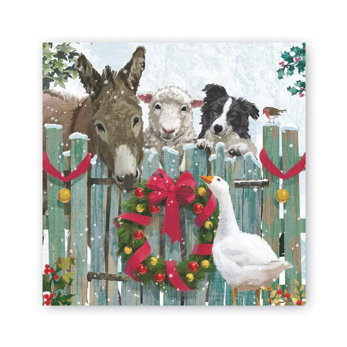 Holiday Get-Together Beverage Napkins
