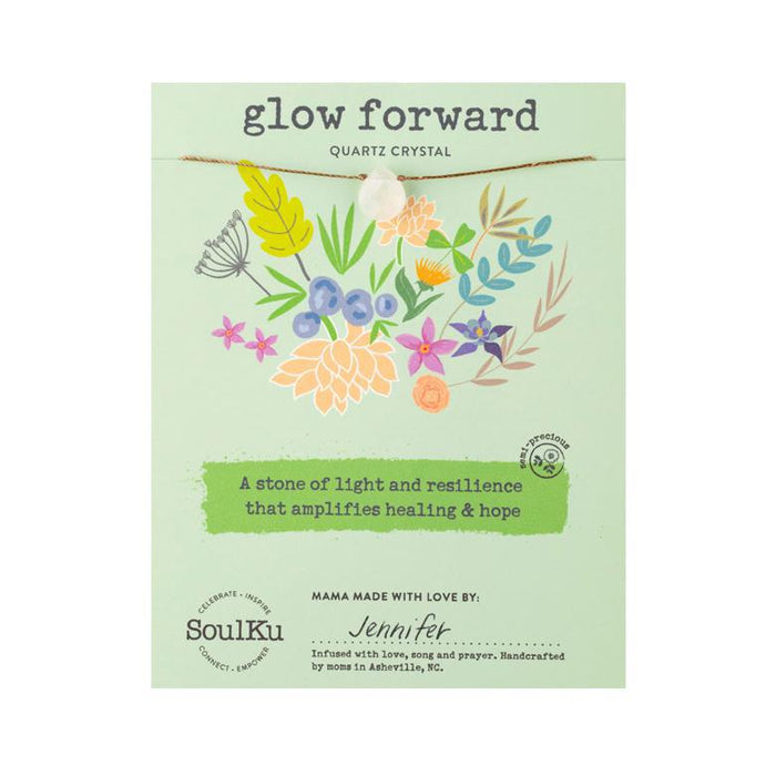 Soul Full of Life Necklace - Clear Quartz for Glow Forward