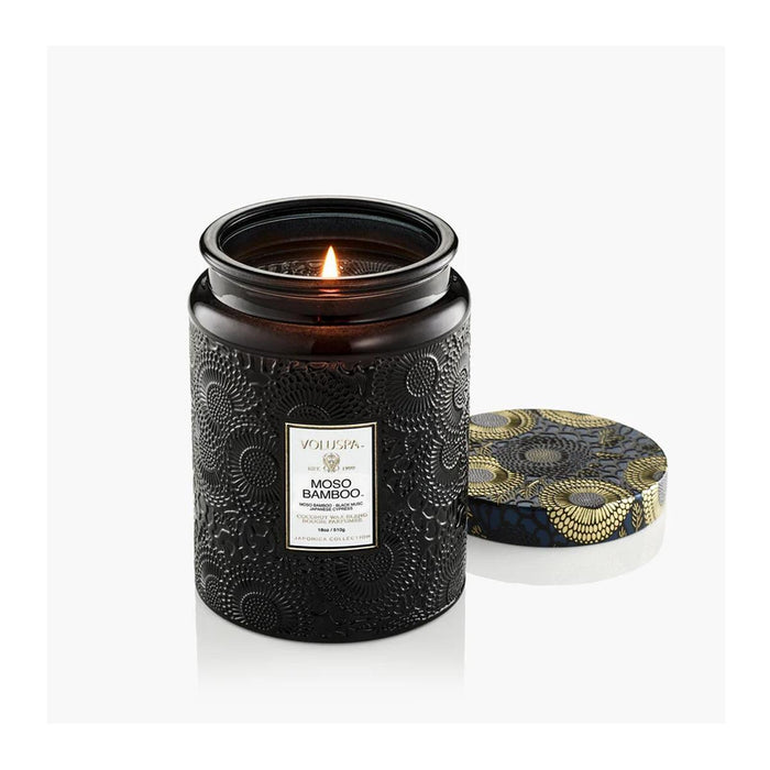 Moso Bamboo Large Jar Candle
