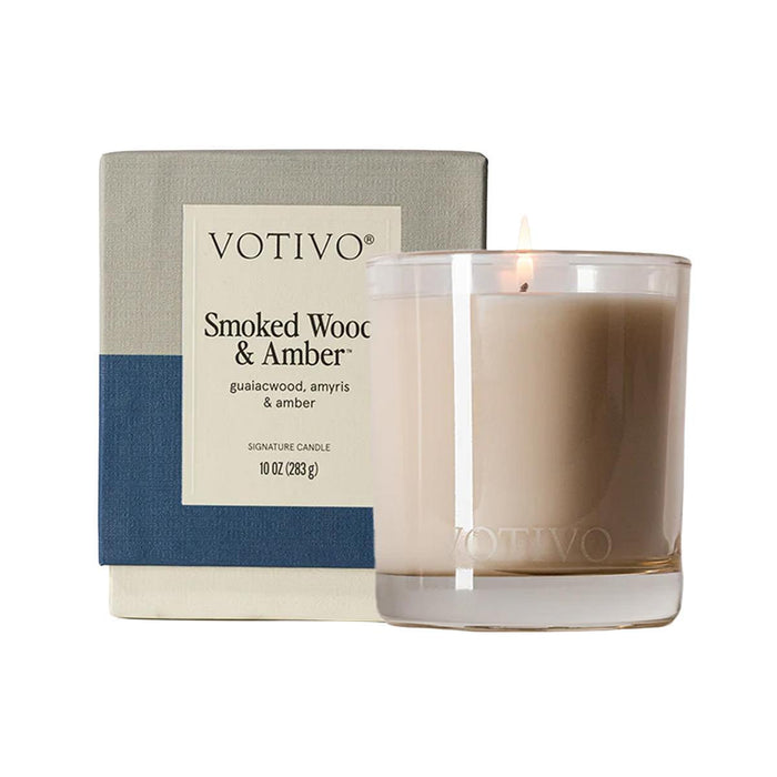 Smoked Wood & Amber Signature Candle
