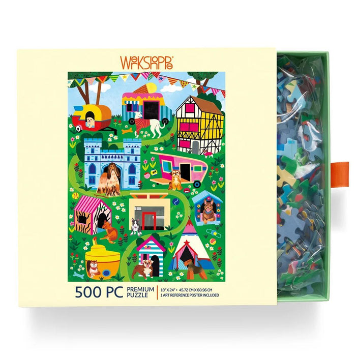 Doggie Dreamhouse 500 Piece Puzzle