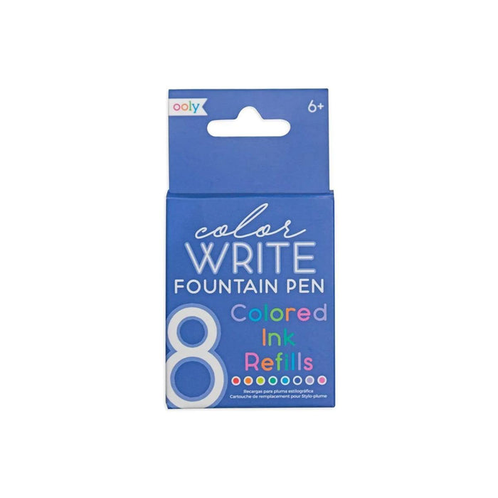 Color Write Fountain Pen Ink Refills