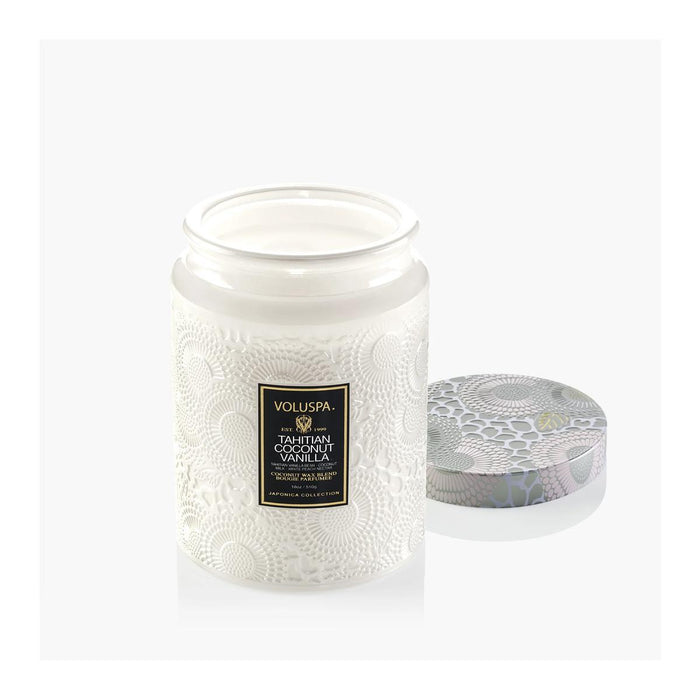 Tahitian Coconut Vanilla Large Jar Candle