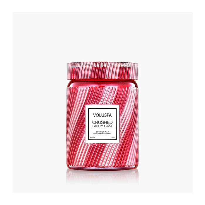 Holiday Crushed Candy Cane Large Jar Candle