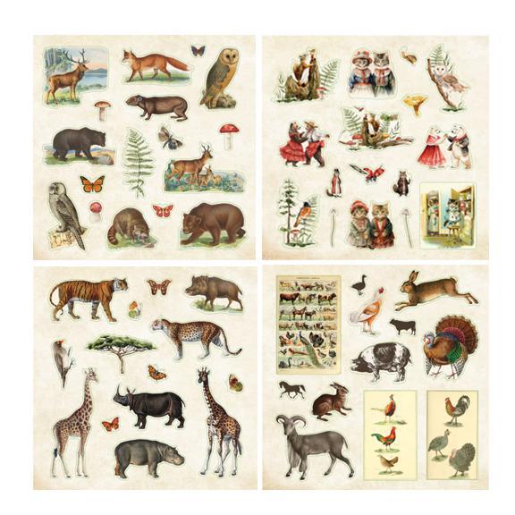 Zoological Ephemera Sticker Book