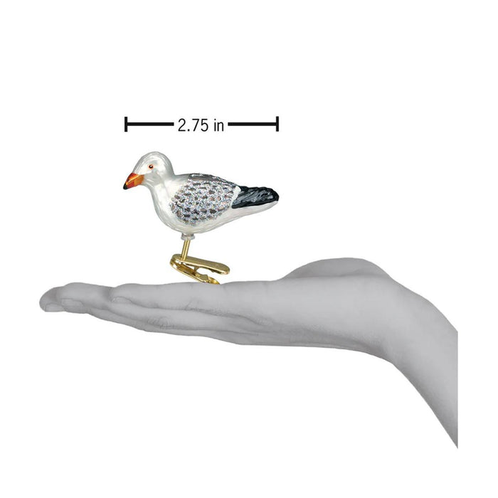 Seagull Glass Ornament