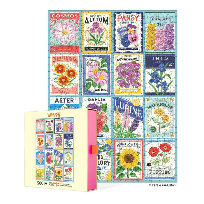 Seed Packets 500 Piece Puzzle
