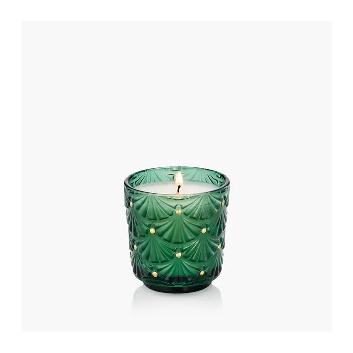 Holiday Noble Fir Garland Boxed Pedestal Candle