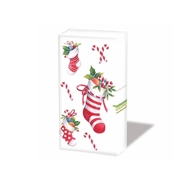 Christmas Stockings Pocket Tissues