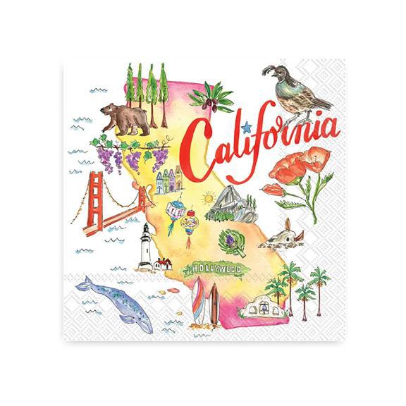 California State Beverage Napkins