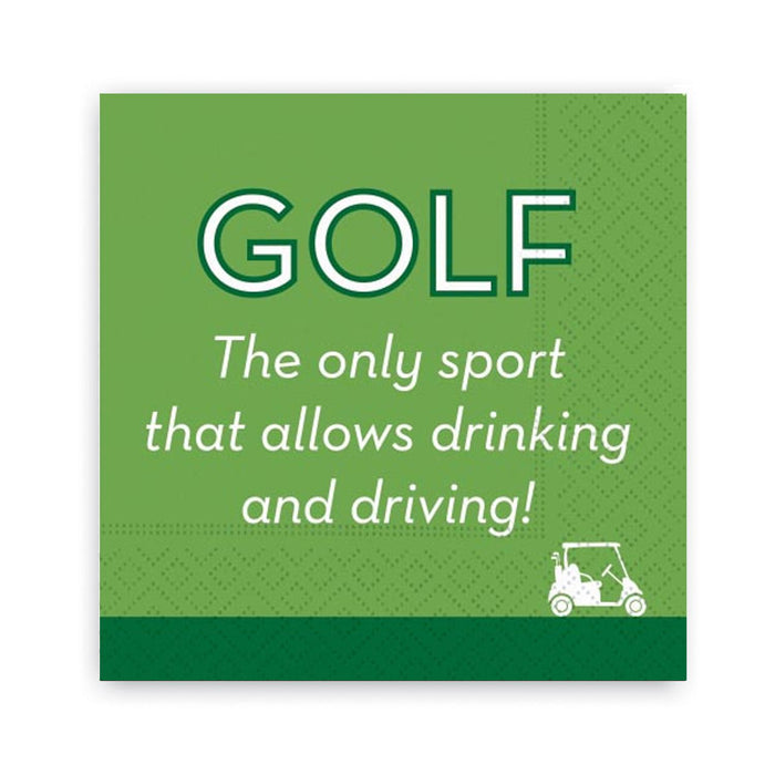 Golf Drink Beverage Napkins