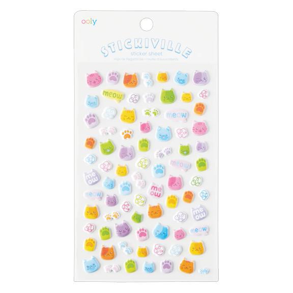 Colorful Cats Stickers