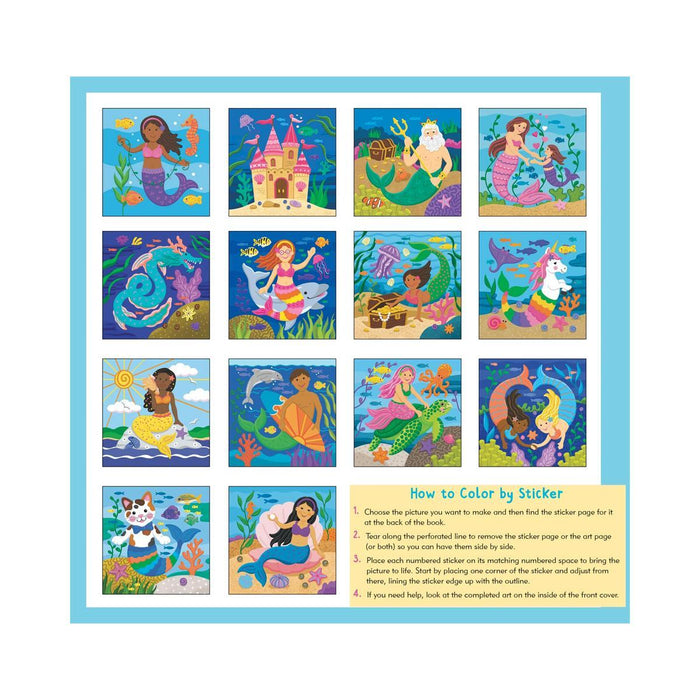 First Color by Sticker: Mermaids & More