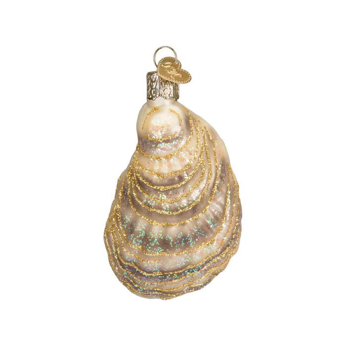 Oyster with Pearl Glass Ornament