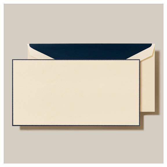 Monarch Ecru Navy Card