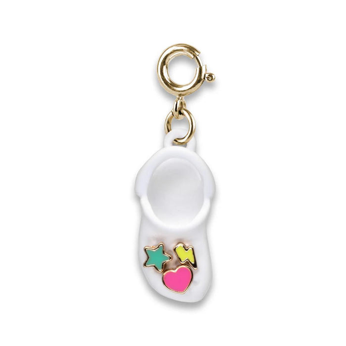 Charm It! Gold Rubber Clog Charm