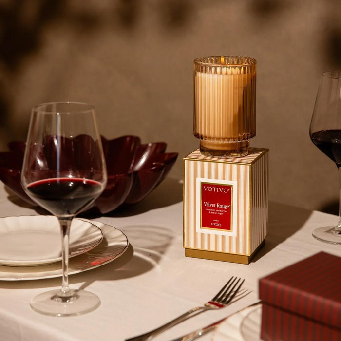 Holiday Box Candle - Velvet Rouge