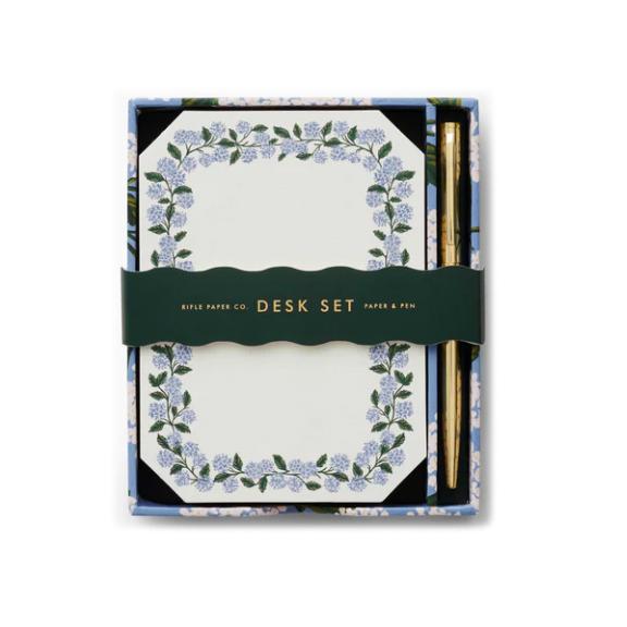 Hydrangea Note Writing Set