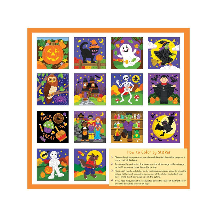 First Color-by-Sticker: Halloween