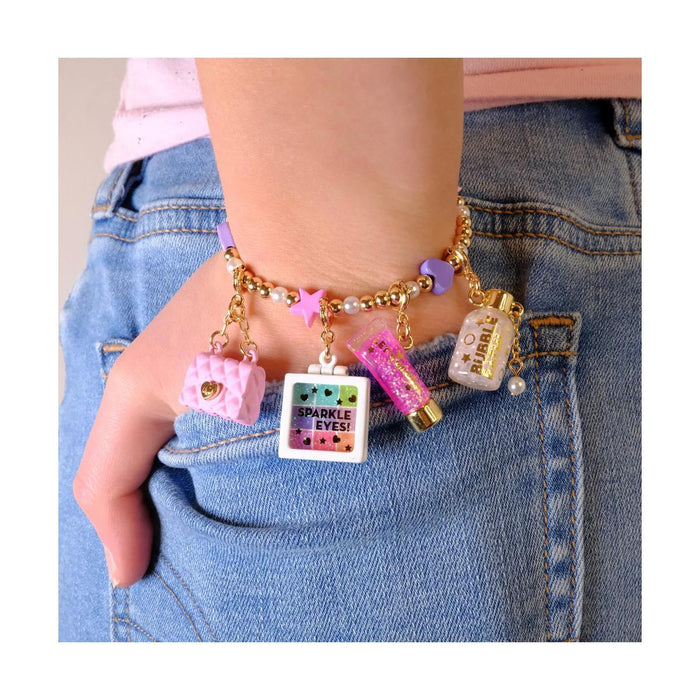 Charm It! Gold Glitter Lip Gloss Charm