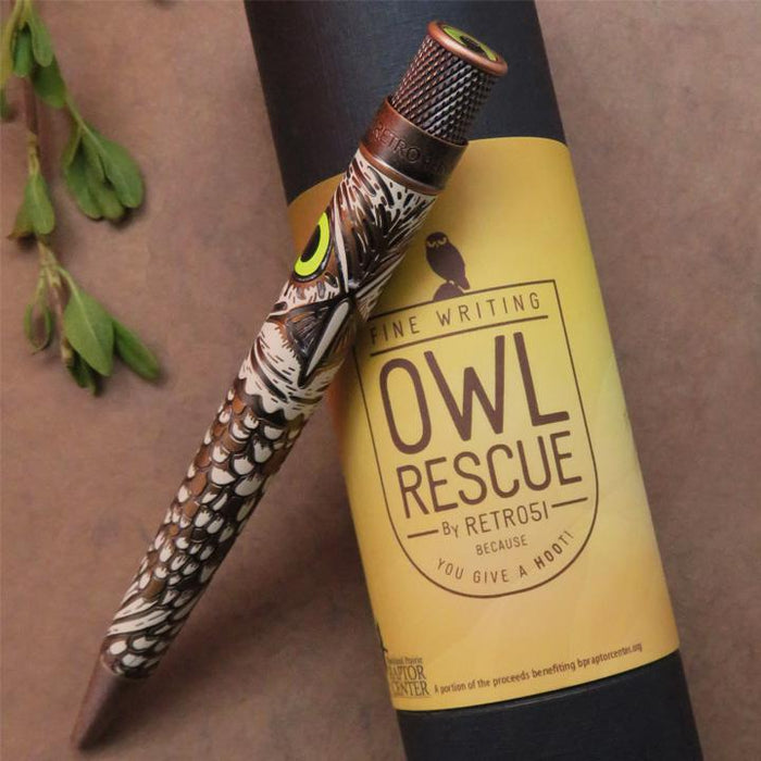 Retro 1951 Rescue Series Ballpoint Pen - Owl