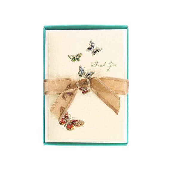Butterflies Petite Presse Thank You Boxed Notes