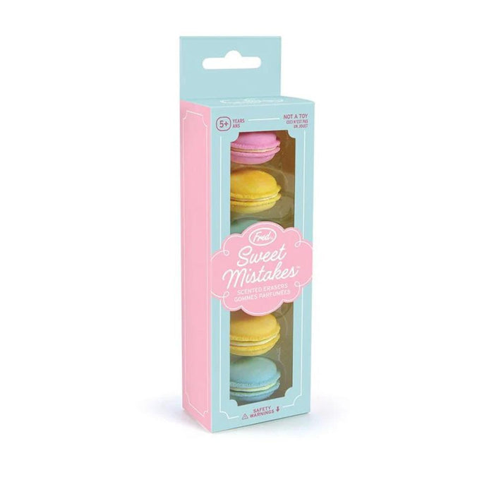 Sweet Mistakes Macaron Erasers