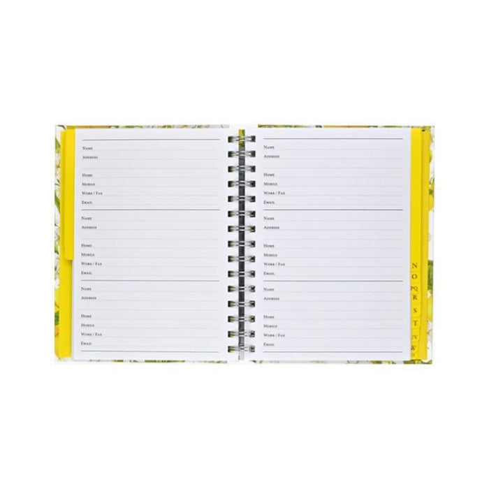 Amalfi Lemons Large Address Book