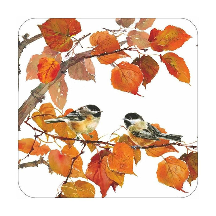Autumn Birds Dessert Plates
