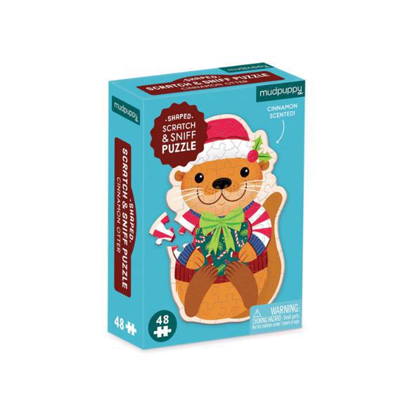Cinnamon Otter 48 Piece Scratch & Sniff Puzzle
