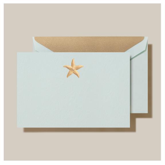 Engraved Starfish Cards