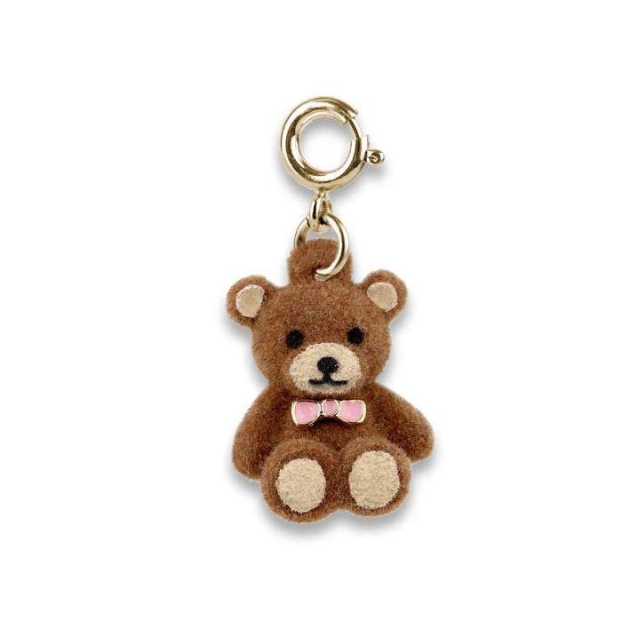 Charm It! Gold Fuzzy Bear