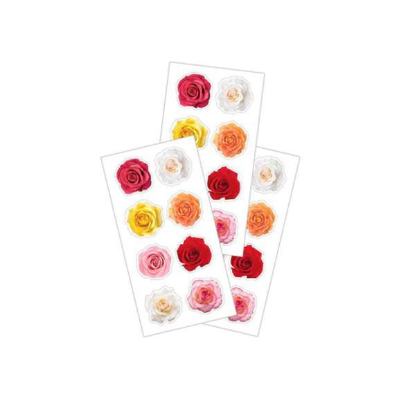 Mini Mixed Roses Stickers