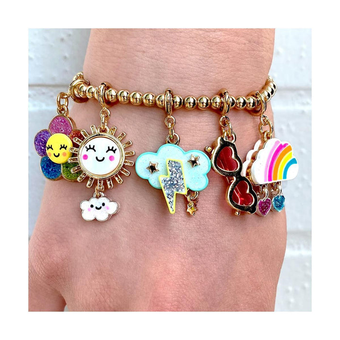 Charm It! Gold Heart Sunglasses Charm