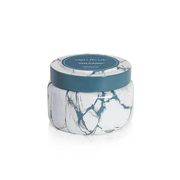 Volcano - Modern Marble Travel Tin Candle