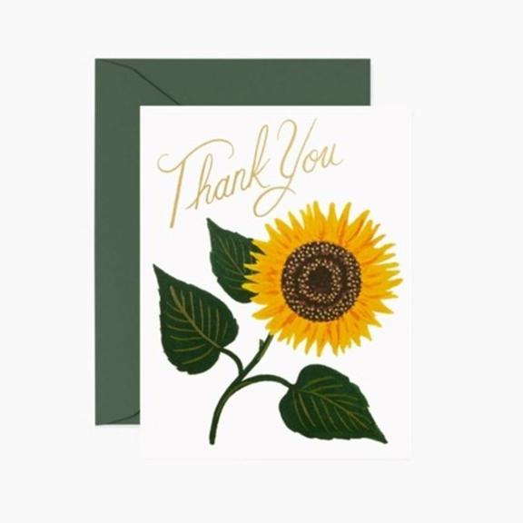 Sunflower Thank You Boxed Notes