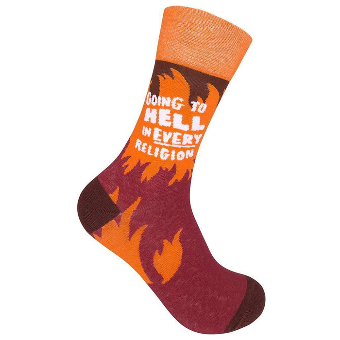 Going to Hell in Every Religion Unisex Socks