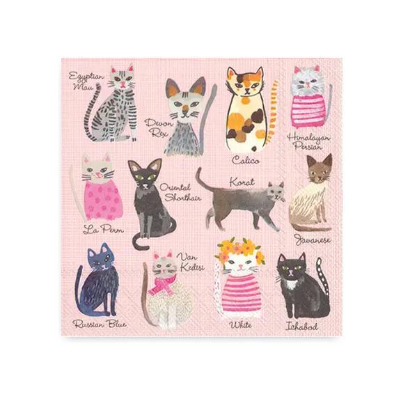 Cool Cats Beverage Napkins