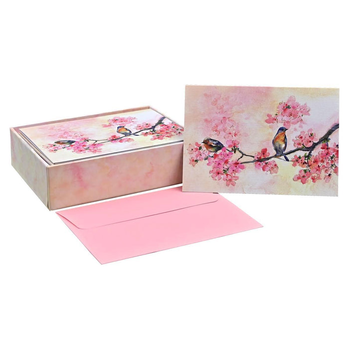 Cherry Blossoms in Spring Boxed Notes