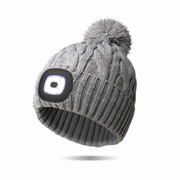 Night Scope Nova Pom Beanie - Grey
