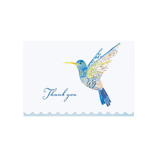 Watercolor Hummingbird Thank You Notes