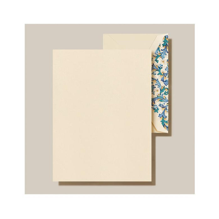 Blue Florentine Letter Sheets